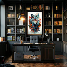 The Majestic Wolf Poster PosterGoat