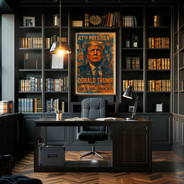 Resolute Vision Donald Trump Poster