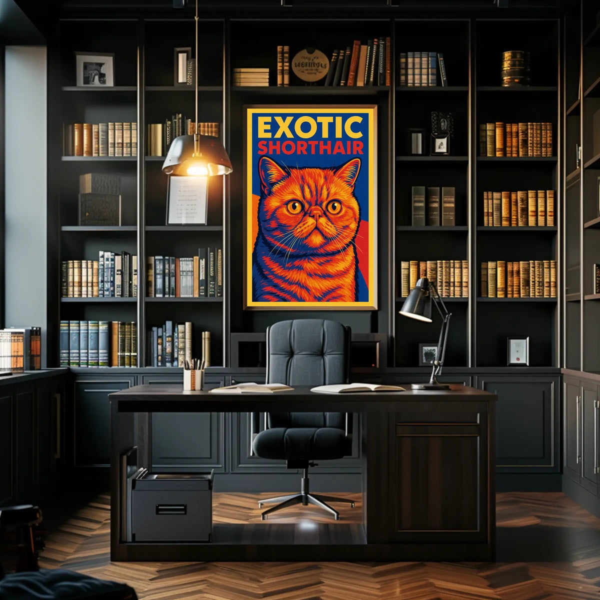 Exotic Shorthair Cat Poster