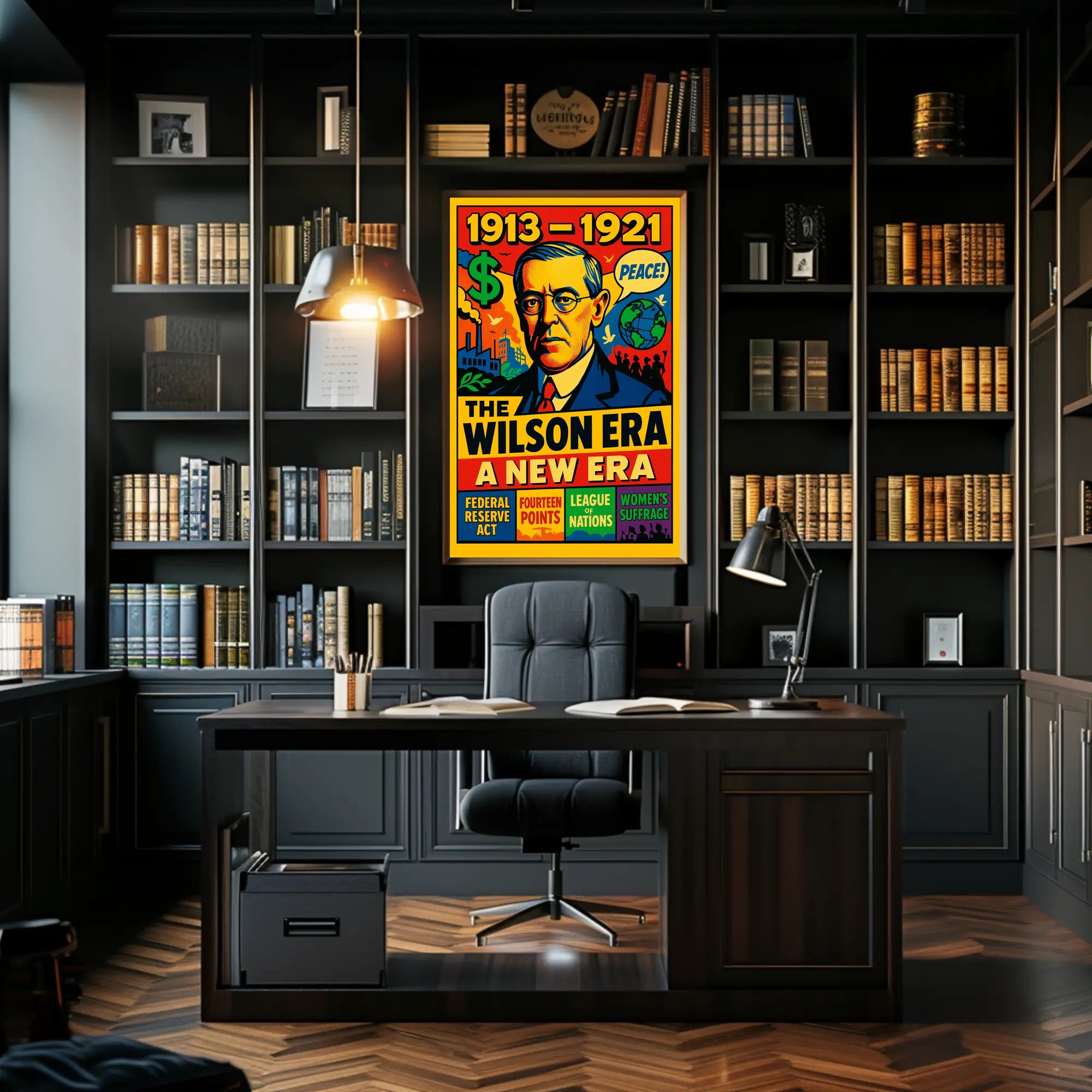 Woodrow Wilson The Wilson Era Poster PosterGoat