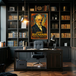 James Buchanan 15Th President Poster