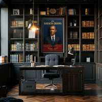 Barack Obama 44th President 3d Poster PosterGoat