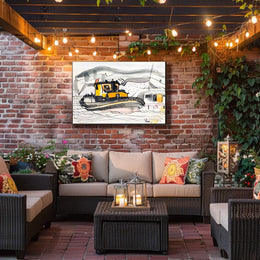 Bessie of NV Tugboat Abstract Artistic Poster