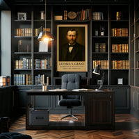 Ulysses S. Grant Historical Leadership Presidential Poster