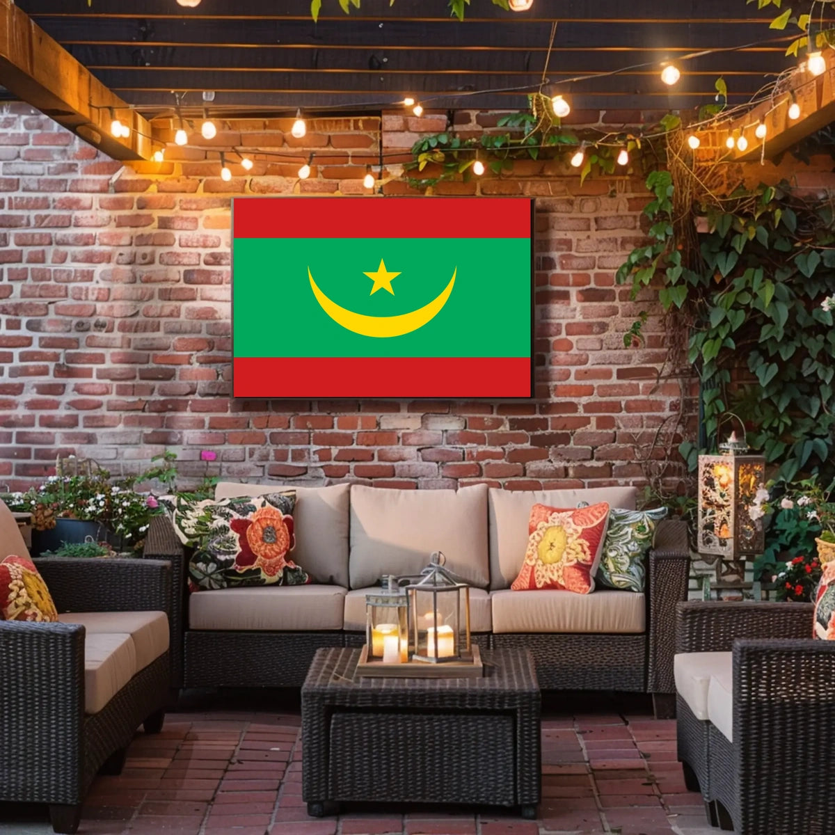 Mauritania Flag Poster