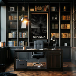 Nevada Desert Landscape Poster