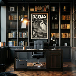 Naples Florida Coastal Serenity Poster Wall Art Beachside