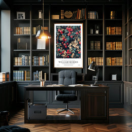 William Morris Cotton Prints Exhibition Poster