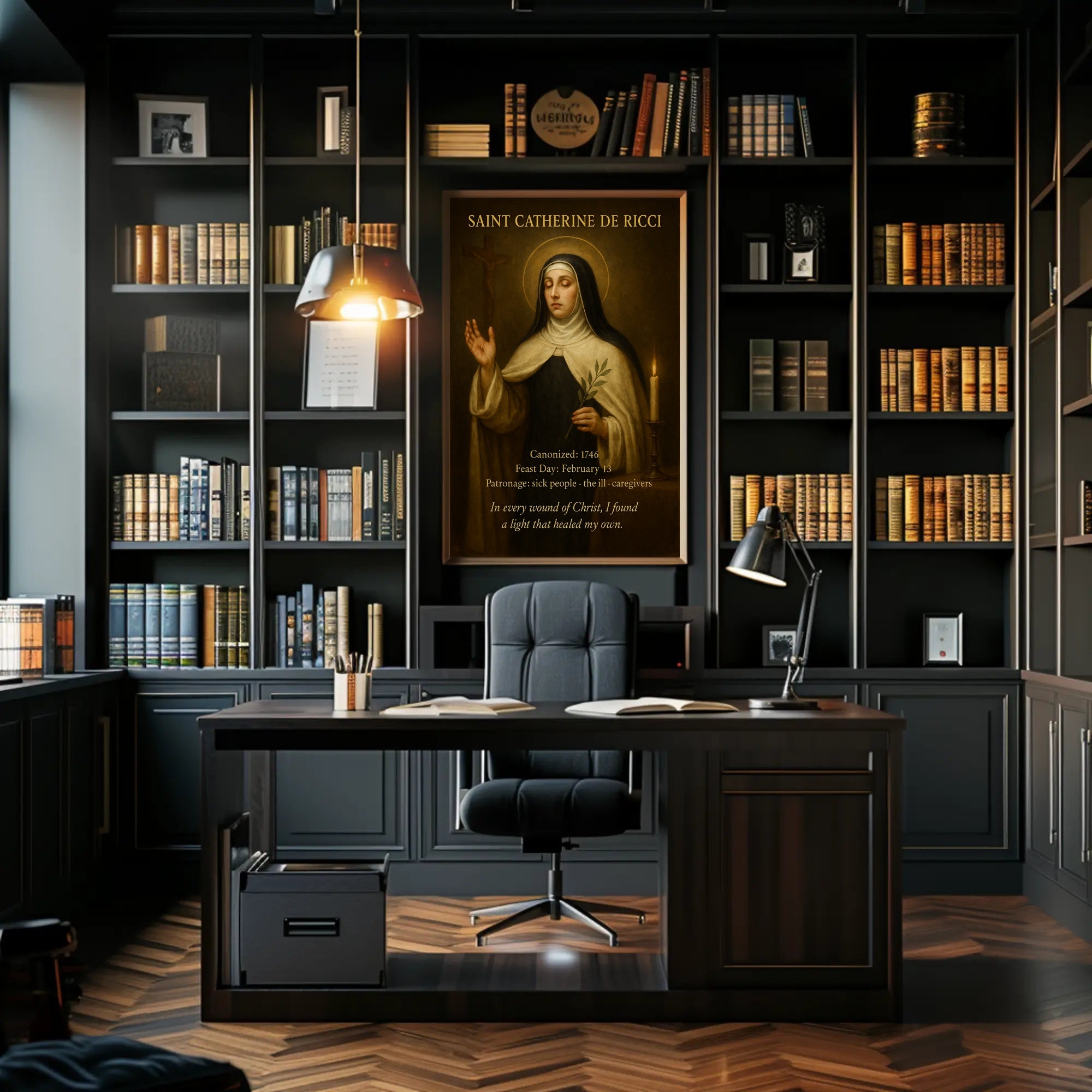 Saint Catherine de Ricci Religious Heritage Poster
