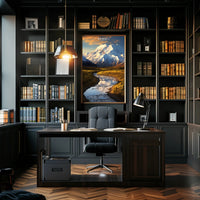 Denali National Park Scenic Poster Wall Art Print