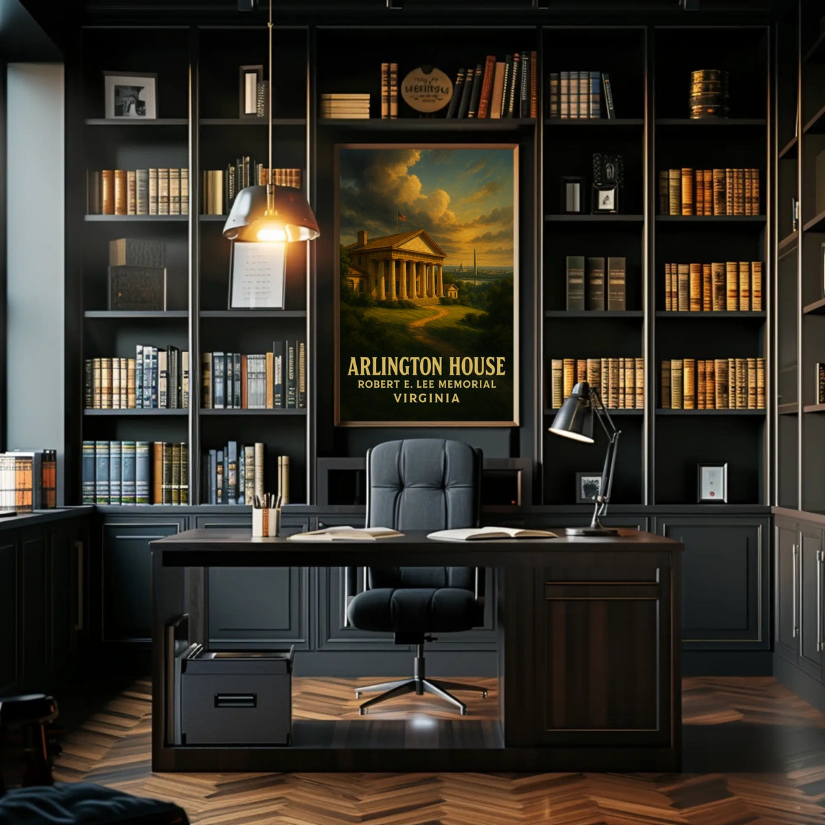 Arlington House Robert E. Lee Memorial Poster