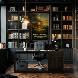 Arlington House Robert E. Lee Memorial Poster