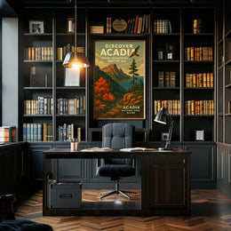 Discover Acadia National Park Wall Art PosterGoat