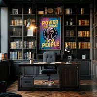 Powerful Fist of Resistance Political or Propaganda Poster