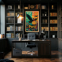Fly to Peru Wander in Color Poster