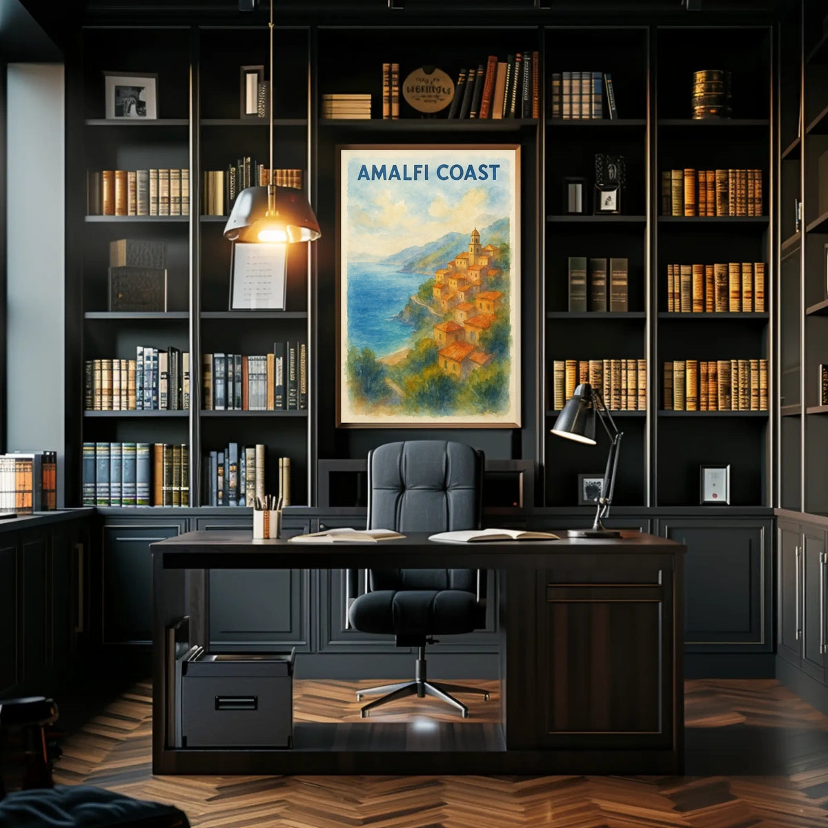 Amalfi Coast Poster Wall Art Museum Quality Print Giclee