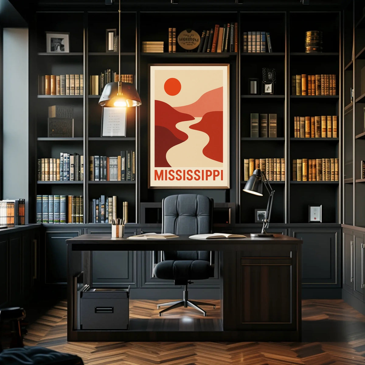 Mississippi Landscape Poster