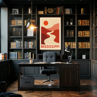 Mississippi Landscape Poster