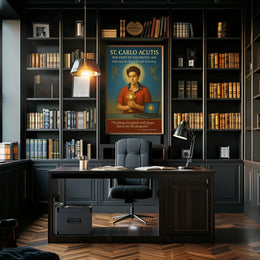 St. Carlo Acutis The Saint of the Digital Age Poster