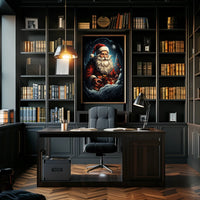 Santa Claus In Winter Wonderland Poster