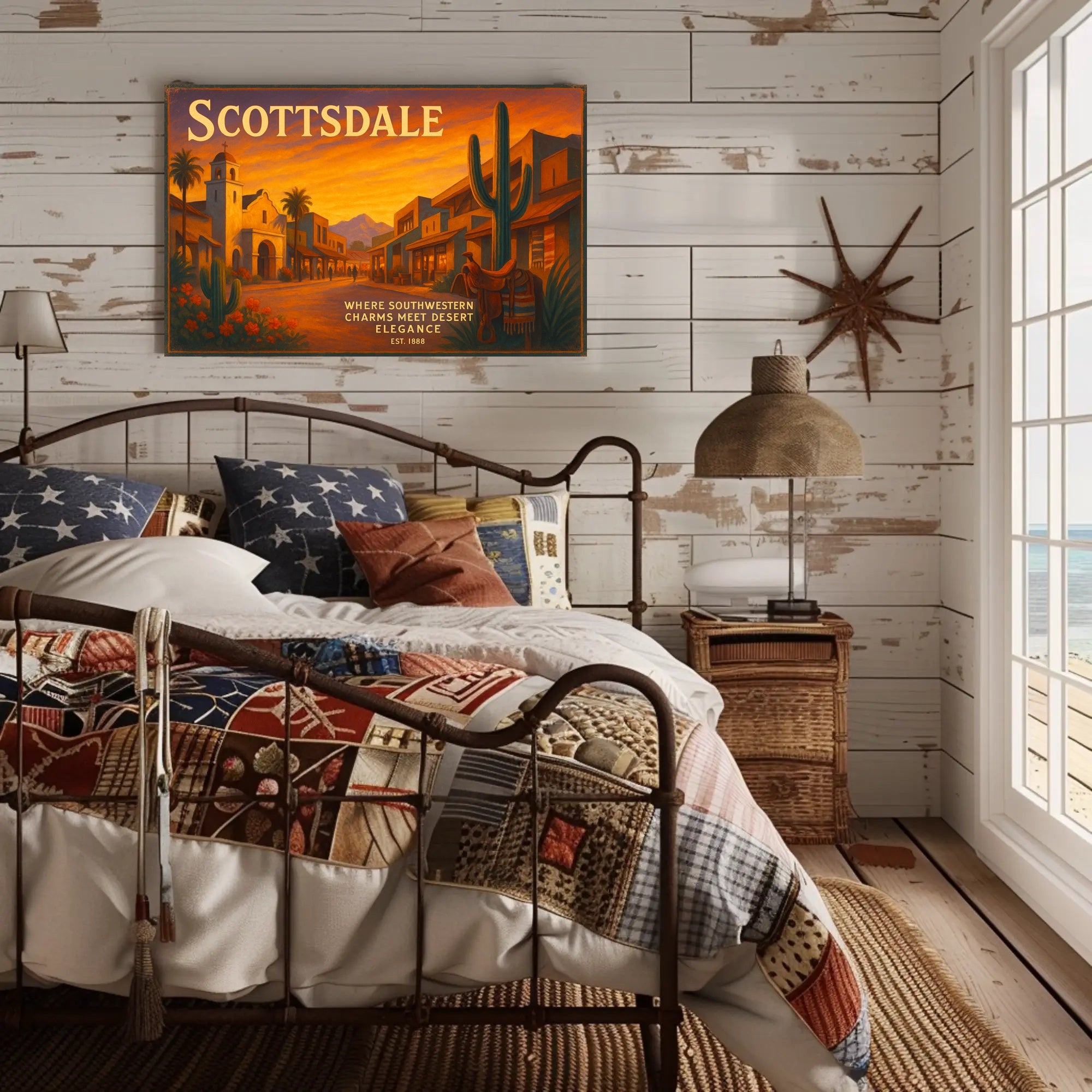 Scottsdale Southwestern Charm Travel Poster