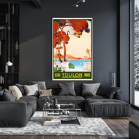 Toulon Sa Rade Splendide Poster