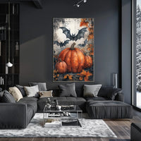 Halloween Whimsy Art Print - Abstract, Artistic Poster