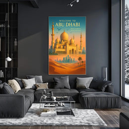 Welcome To Abu Dhabi Poster