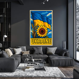 Ukraine A Symbol Of Hope Poster