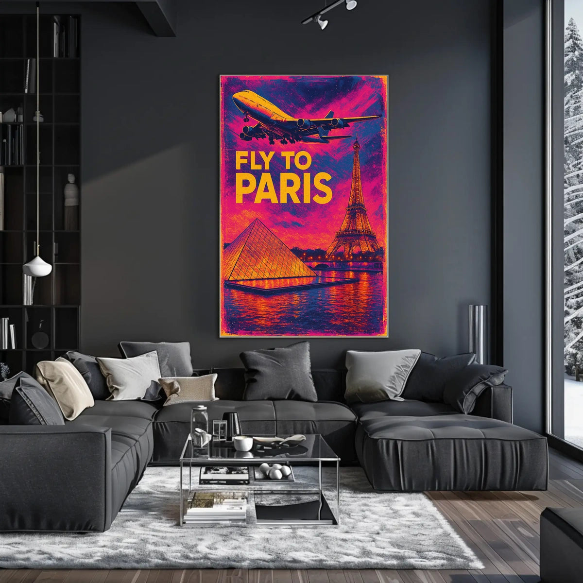 Fly To Paris Poster
