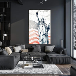 Statue of Liberty Patriotic Freedom Cultural or Heritage Poster