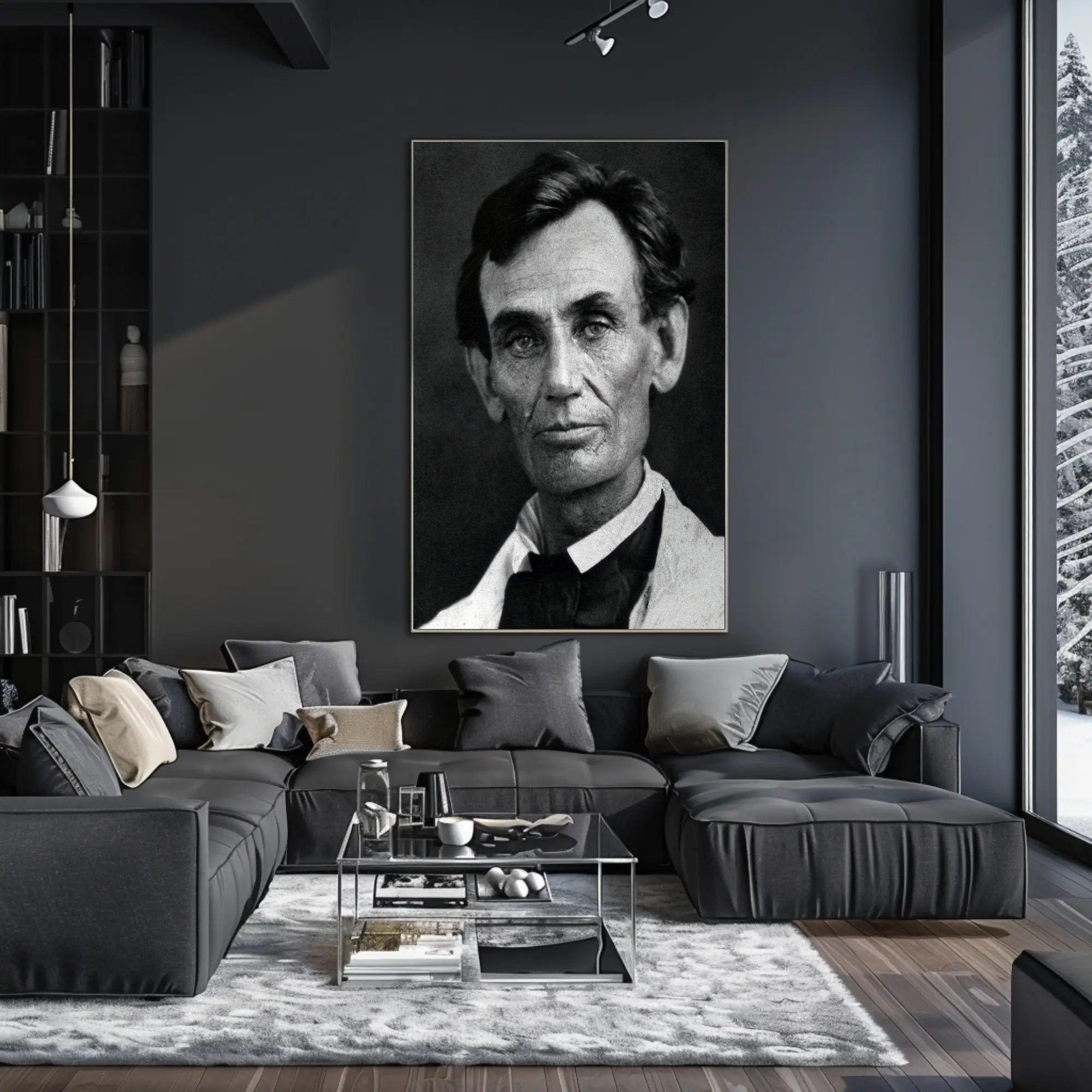 Abraham Lincoln Seated Formal Pose Poster Print PosterGoat