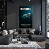 Bullshark A Primal Force of Nature Poster PosterGoat