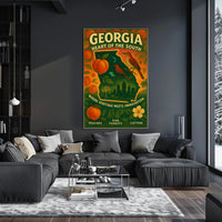 Georgia Heart Of The South Poster