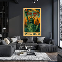 Welcome To New York City Poster Art Print Decor PosterGoat