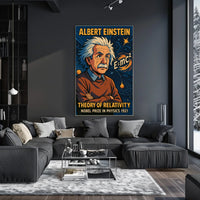 Albert Einstein Theory Of Relativity Poster