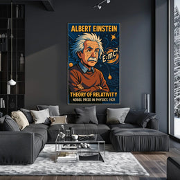 Albert Einstein Theory Of Relativity Poster
