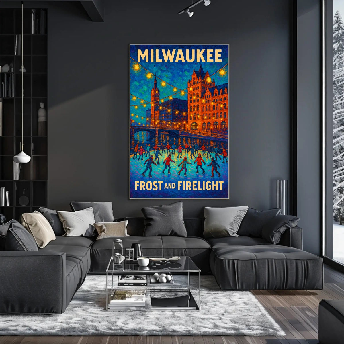 Milwaukee Frost and Firelight Poster