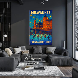 Milwaukee Frost and Firelight Poster
