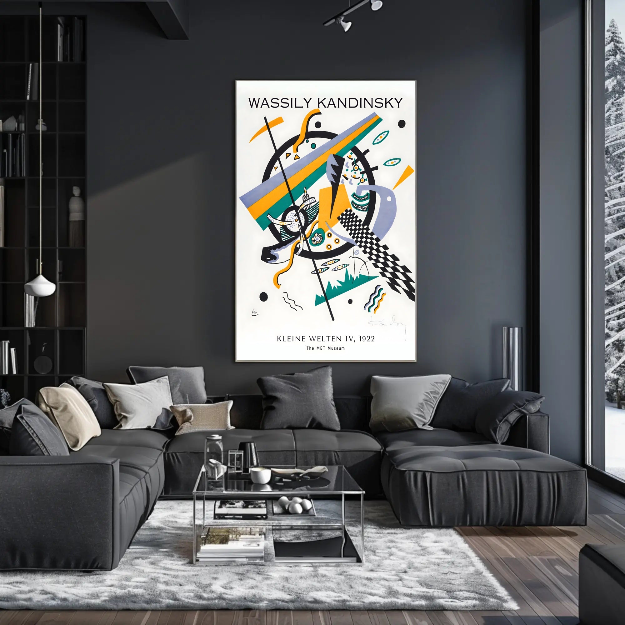 Wassily Kandinsky Kleine Welten IV 1922 Poster