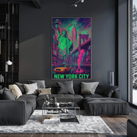 Neon New York City Poster
