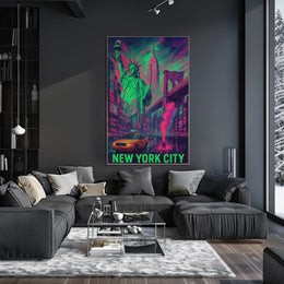 Neon New York City Poster