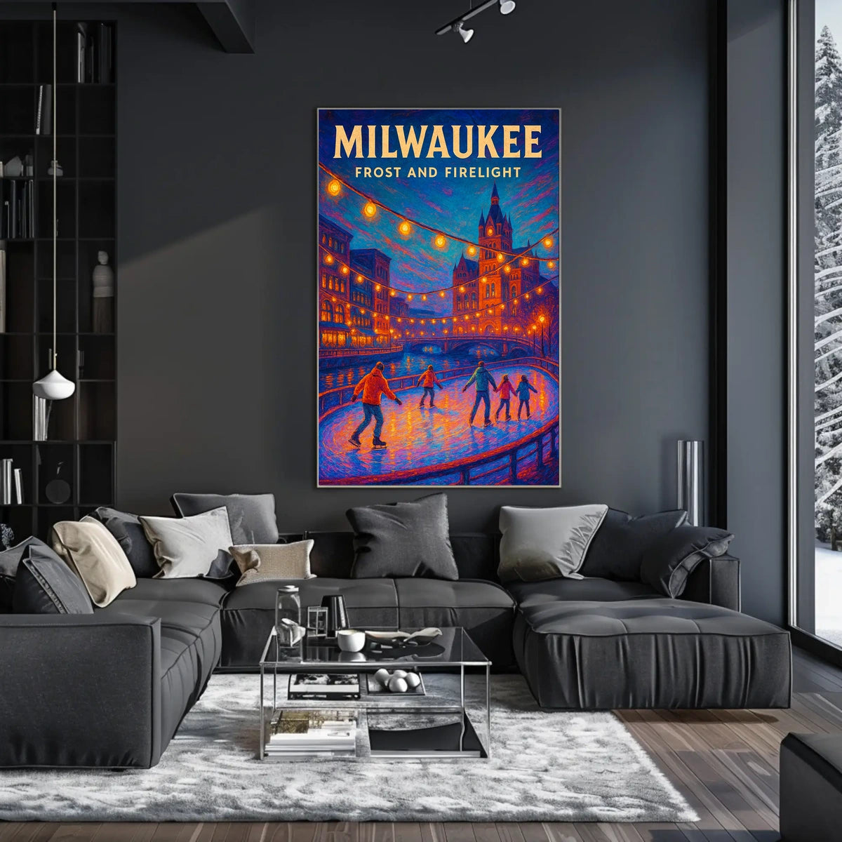 Milwaukee Frost And Firelight Poster