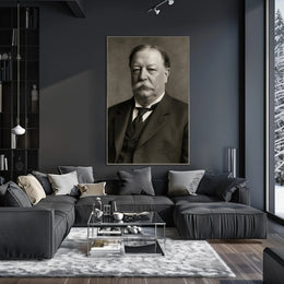 Dignified Portrait of Man in Suit - Historical Poster