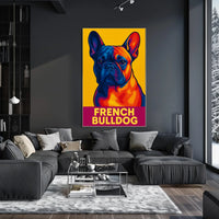 French Bulldog Pop Art Poster