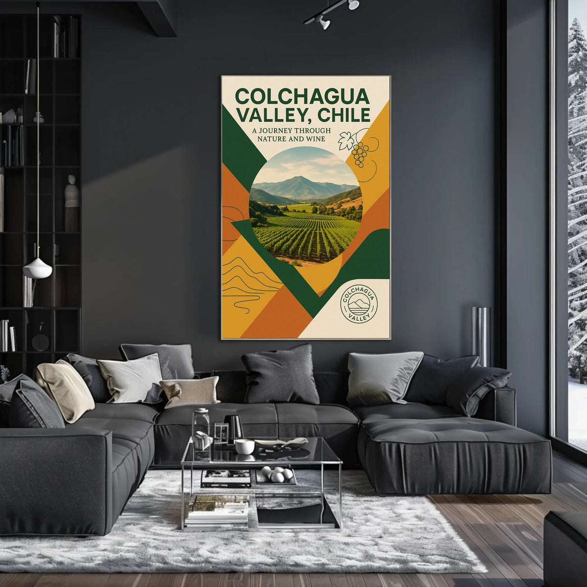 Colchagua Valley, Chile A Journey Poster