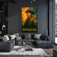 Buffalo Bill Wild West Cultural Vintage Heritage Poster