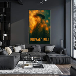 Buffalo Bill Wild West Cultural Vintage Heritage Poster