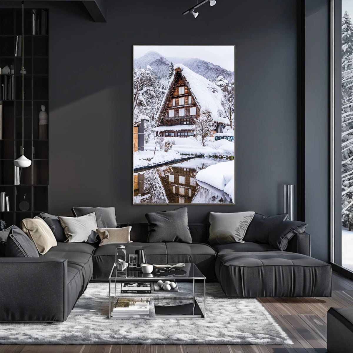 Winter in Shirakawa-go Poster