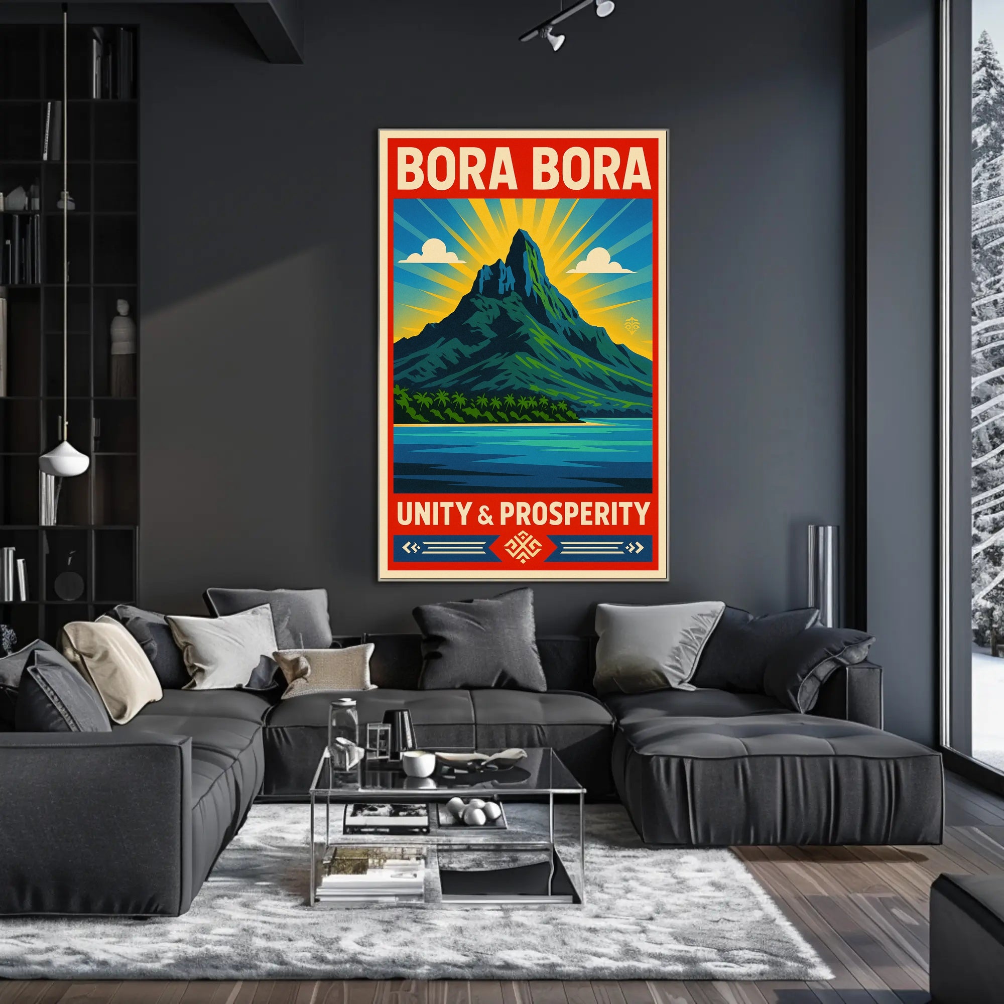Bora Bora  Unity & Prosperity Poster PosterGoat